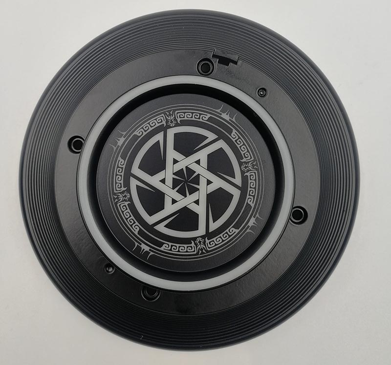 Paint peeling on plastic using Solid UV laser source